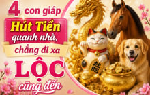 4 con giáp Hút Tiền quanh nhà, chẳng đi xa Lộc cũng đến