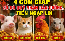 4 con giáp số có Quý Nhân dẫn đường, Tiền ngập lối