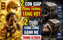 2 con giáp lương thưởng tăng vọt, 2 tuổi còng lưng gánh nợ tháng 8/2026