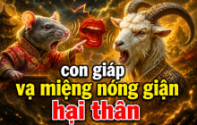 Nóng giận hại thân: 4 tuổi cuối năm 2026 dễ gặp họa vì Vạ Miệng