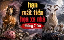 3 con giáp gặp hạn mất Tiền, số 1 cẩn thận hoạ xa nhà