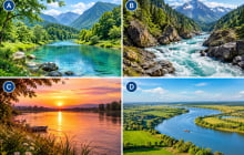 Hãy chọn 1 dòng sông mà bạn thích nhất?