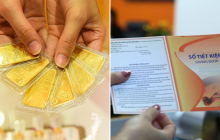Muốn tích lũy lâu dài, mua vàng hay gửi tiết kiệm ngân hàng lợi hơn?