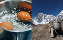 Vì sao khi ở trên đỉnh Everest chúng ta không thể luộc chín quả trứng?