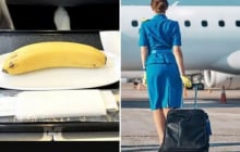 Tiếp viên hàng không thường mang 1 quả chuối lên máy bay: Sự thật họ dùng để làm gì?