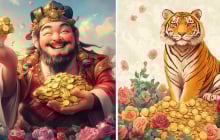 Từ 6/6 đến 6/7 Mưa Lộc Rơi Trúng Nhà: 3 tuổi thật thà hưởng phước, Phú Quý đủ đầy