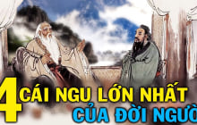 Cổ nhân dặn: Đời người có 4 cái ngu, số 1 chính là cái ngu lớn nhất