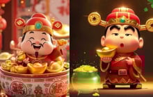 Top 4 con giáp khó khăn không nản, Hút Tiền trong túi Thần Tài, từ Rằm tháng 6 rực rỡ, dát vàng phủ bạc