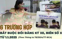 Kể từ năm nay, 6 trường hợp bắt buộc phải đổi đăng ký xe và biển số: Người dân cần nắm rõ