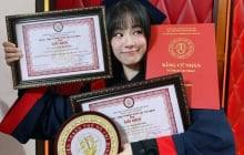 Lương Bích Hữu tốt nghiệp đại học ở tuổi 41