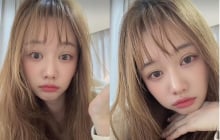 Hari Won khóc sưng mắt ngày Tết?