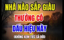 Nhà có 3 điều này phúc khí lớn lao: Càng ngày càng giàu có