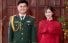 Hòa Minzy công khai bạn trai mặc quân phục, tiết lộ đã được gia đình hai bên đồng ý