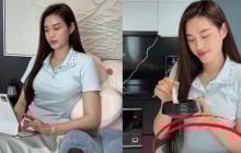 Hoa hậu Đỗ Thị Hà vướng nghi vấn đang mang thai con đầu lòng