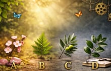 Quiz: chọn 1 cành lá bạn thích nhất: Bạn là người giàu cảm xúc hay thiên về lý trí?