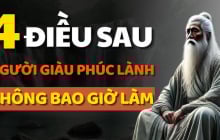 4 nét tướng của người càng sống càng nhiều phúc khí: Giàu có 3 đời