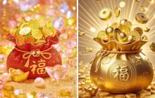 Sinh ra đã ngậm thìa vàng: Giờ sinh Âm lịch “cát tường” mang sẵn phúc khí, tài lộc dễ gõ cửa