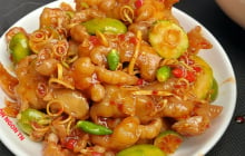 Cách làm chân gà sốt Thái ngon tại nhà