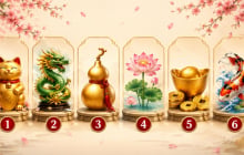 Quiz: Chọn 1 biểu tượng may mắn để xem tháng Tư âm lịch, vận may nào sắp tới với bạn?
