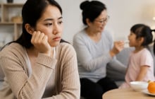 Để mẹ chồng chăm con, một ngày tôi giật mình con như không phải con mình nữa
