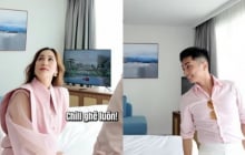 Phản ứng của Khánh Thi khi Phan Hiển rủ 'sinh thêm con'