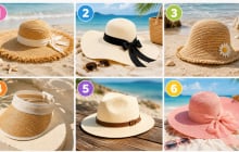Quiz: Chọn 1 chiếc mũ đi biển bạn thích nhất để khám phá phong cách phù hợp với bạn