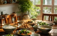 Một gia đình đi xuống thường xuất hiện 4 dấu hiệu trong bữa cơm