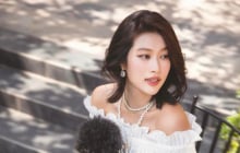 Hoa hậu Thiên Ân gây tranh cãi vì phát ngôn về đề thi môn Văn THPT 2026