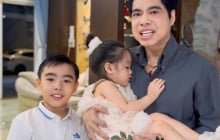 Danh ca Ngọc Sơn bất ngờkhoe con trai và con gái