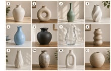 Nhìn vào bạn thấy ấn tượng với chiếc bình hoa nào nhất? Điều đó có thể tiết lộ điểm mạnh giấu kín của bạn