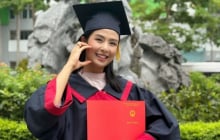 Hoa hậu Ngọc Hân nhận bằng thạc sĩ