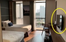 Rút phích cắm ti vi ngay khi nhận phòng khách sạn? Bạn sẽ nhận được điều bất ngờ