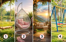 Chọn 1 chiếc xích đu bạn muốn ngồi nhất để xem vận khí của bạn đang có xu hướng ra sao