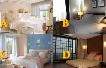 Hãy chọn căn phòng bạn muốn bước vào nhất
