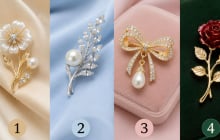 Chọn 1 chiếc trâm cài áo bạn thích nhất để khám phá phong thái của bạn trong mắt người khác