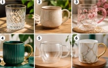 Chọn 1 chiếc cốc uống nước bạn muốn dùng nhất: Khám phá vận khí đang tỏa ra quanh bạn