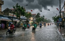 Miền Bắc sắp đón nhiều ngày mưa dông liên tiếp, nhiều nơi có thể mưa trên 100mm