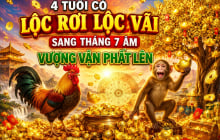 4 tuổi có Lộc Rơi Lộc Vãi, sang tháng 7 Âm vượng vận phất lên