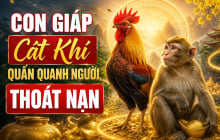Cát Khí quấn quanh người, 4 con giáp thoát nạn, Tiền lại về từ tuổi trung niên