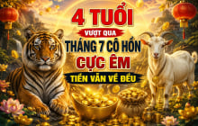 4 tuổi vượt qua tháng 7 Cô hồn cực êm, Tiền vẫn về đều