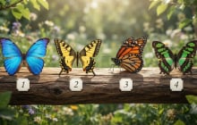 Chọn 1 chú bướm sẽ giúp bạn biết tháng 9 điều gì đang chờ đợi bạn