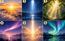 Chọn 1 vệt ánh sáng để xem vũ trụ nhắn gửi gì tới bạn