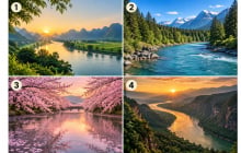 Chọn 1 dòng sông bạn ấn tượng để xem con đường bạn đang đi sẽ có khó khăn, thành công gì?