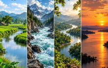 Đâu là dòng sông mà bạn thích nhất?