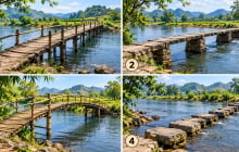 Chọn 1 cây cầu bạn sẽ qua sông