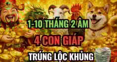 Trước mùng 10 Âm, 3 con giáp Lộc Khủng về tay, ăn may bất ngờ