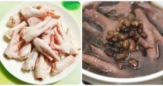 Hầm đậu đen với chân gà, thấy ngay lợi ích quý giá cho cả nhà