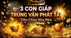 3 ngày liên tiếp tới (3,4-5/5) 3 con giáp buôn may bán đắt, lãi về gấp đôi