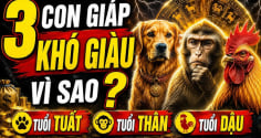 3 con giáp nặng gánh Tiền Tài, 1 tuổi ung dung Lộc tự đến