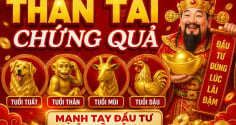 4 con giáp được Thần Tài Chứng Quả, mạnh tay đầu tư ăn lãi đậm
